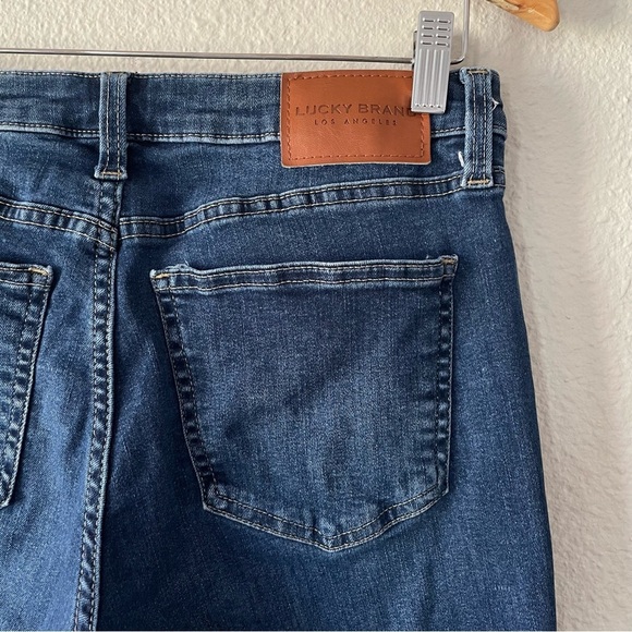 Lucky Brand Low Rise Skinny Lolita Jeans Women’s 8 (30x28) Blue Med Wash Stretch - Picture 9 of 14